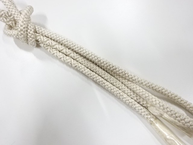 JAPANESE KIMONO / UNUSED HAND-TIED OBIJIME